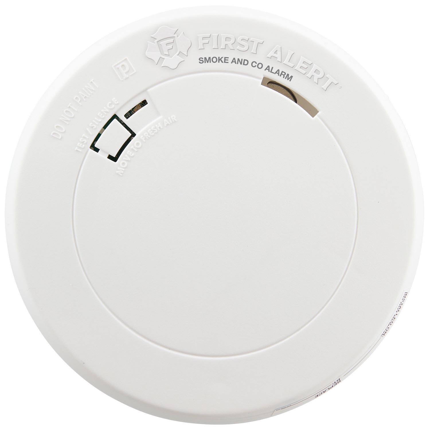 First Alert 10-Year Sealed Battery Combo Photoelectric Smoke & CO Alarm with Slim Design, PRC710