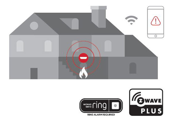 first alert zwave smoke, fire and carbon monoxide detector
