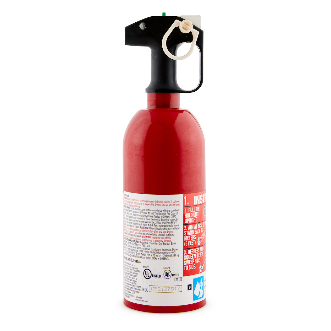 First Alert Auto Fire Extinguisher UL rated 5-B:C (Red) - AUTO5