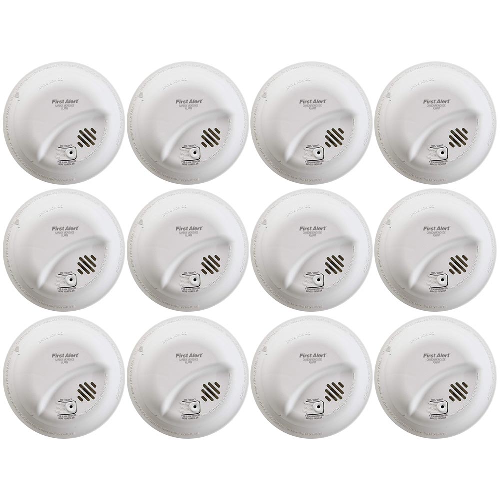 12 Pack Bundle of Hardwired Carbon Monoxide Alarm with Battery Back-up, CO5120BN