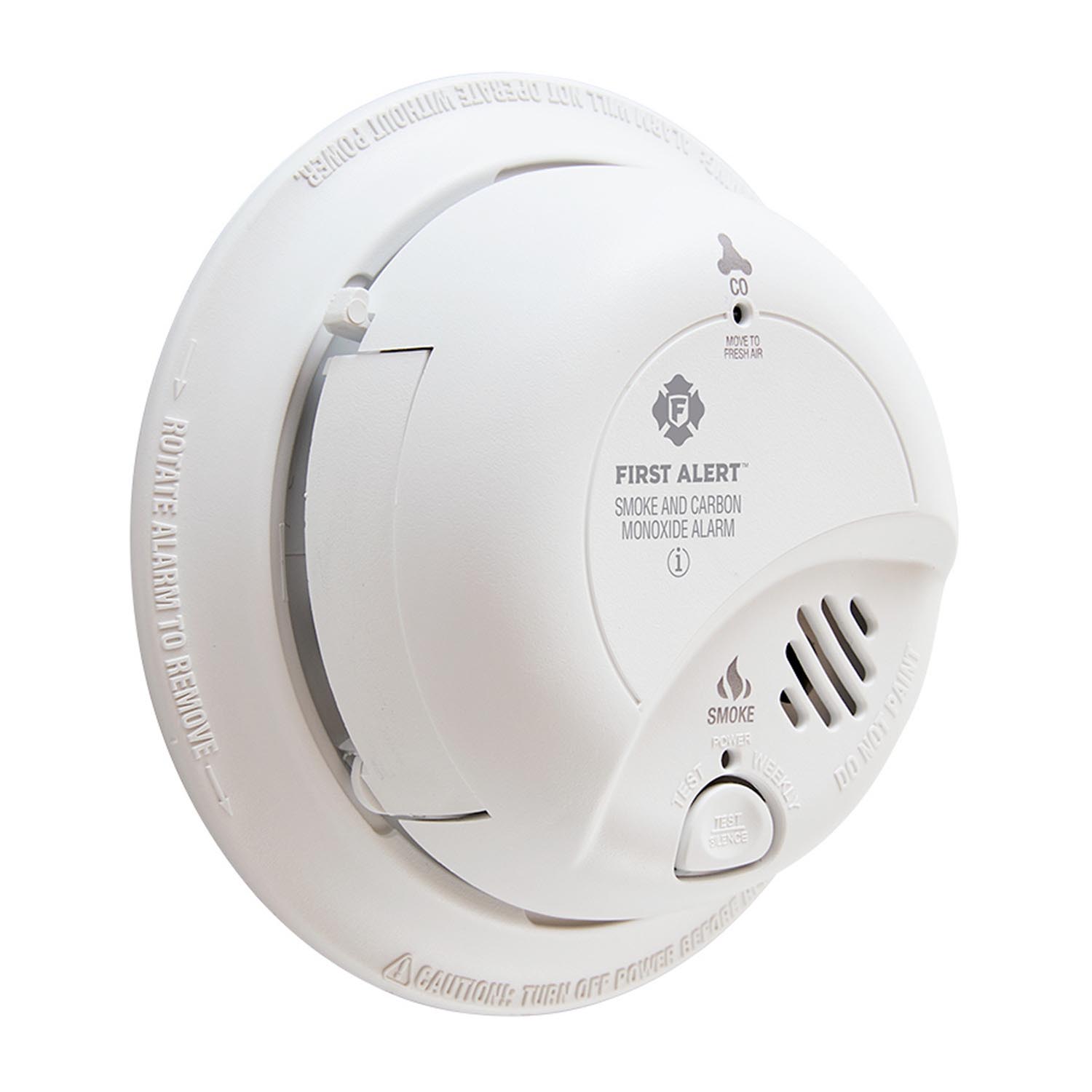 download first alert smoke and carbon monoxide alarm flashing red