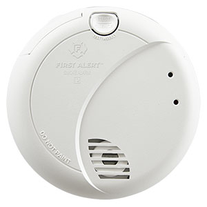 First Alert Hardwired Photoelectric Smoke Alarm with Battery Backup - 7010B