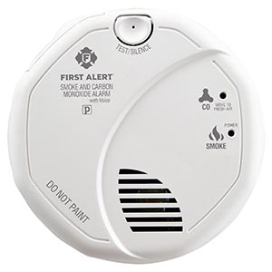 First Alert SC7010BV Talking Hardwired Smoke & Carbon Monoxide Alarm